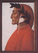 Portrait of Dante Alighieri Sandro Botticelli